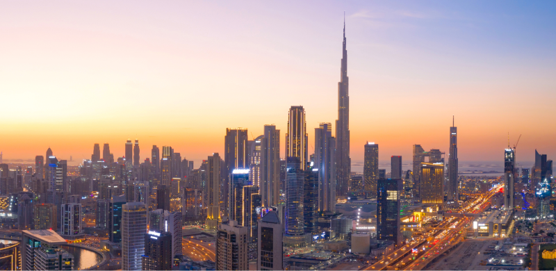 Dubai Downtown Skyline 